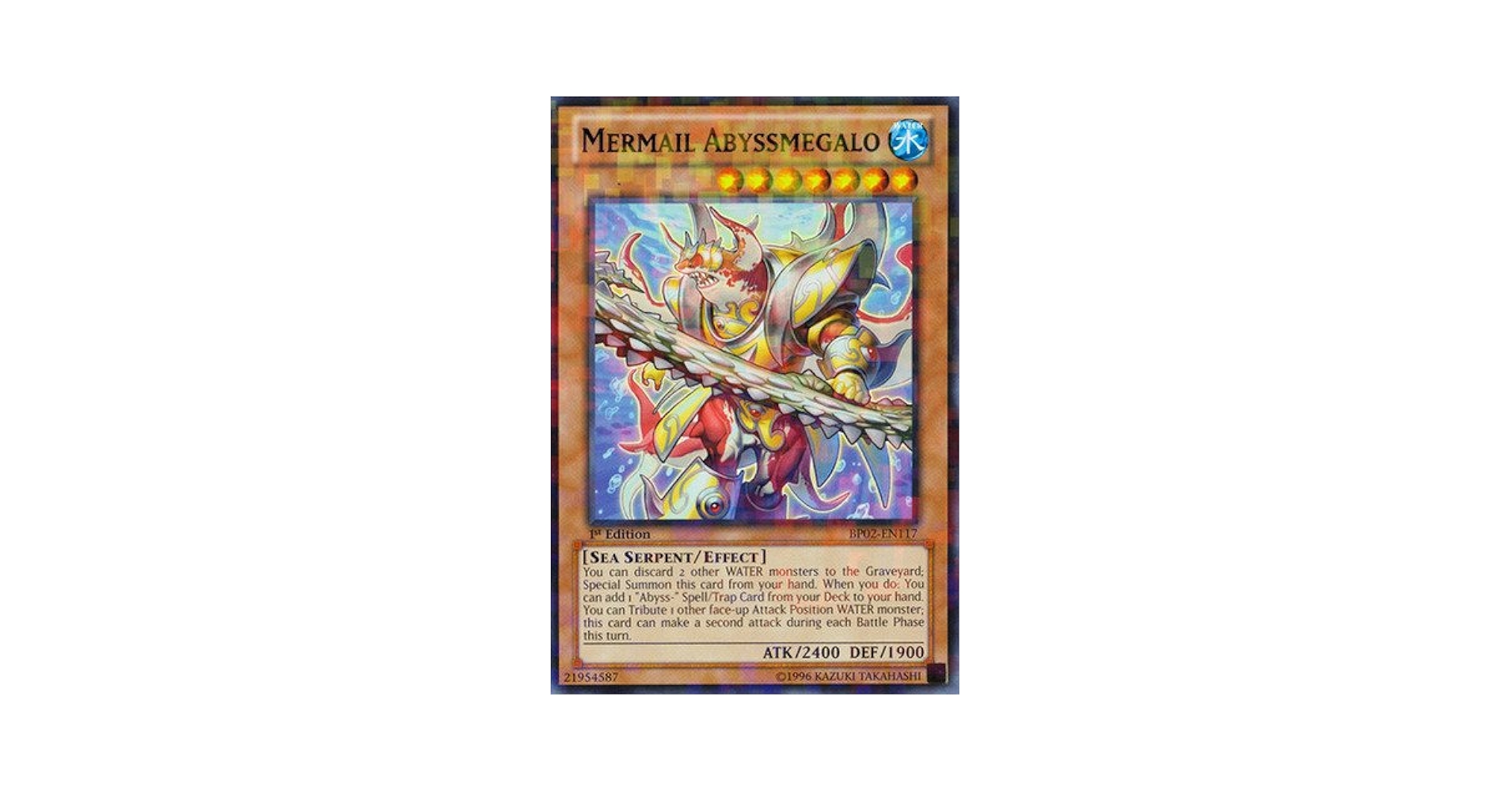 Amazon.com: YU-GI-OH! - Mermail Abyssmegalo (BP02-EN117